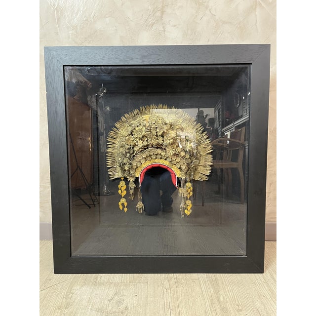 Wood Balinese Bridal Headdress, 1920s For Sale - Image 7 of 7