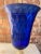 Vintage 1970s Blue Italian Handcrafted Chalice For Sale In Los Angeles - Image 6 of 7