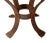Antique Italian style wrought iron side table, guéridon or bistro-style side table. with mirrored glass top. The base...