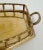 VIntage Brass Faux Bamboo Gallery Tray For Sale In Kansas City - Image 6 of 6