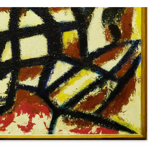 Abstract Expressionism is an original artwork realized by Giorgio Lo Fermo in 2018. Original colored oil on hardboard....
