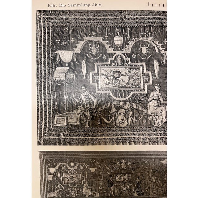 Antique Tapestry Design Print For Sale In New York - Image 6 of 6