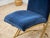 Mid 20th Century Mid-Century Navy Blue Chairs Set of Six For Sale - Image 5 of 7