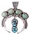 John Nelson Navajo Sterling and Ber-burnham Turquoise Pendant For Sale