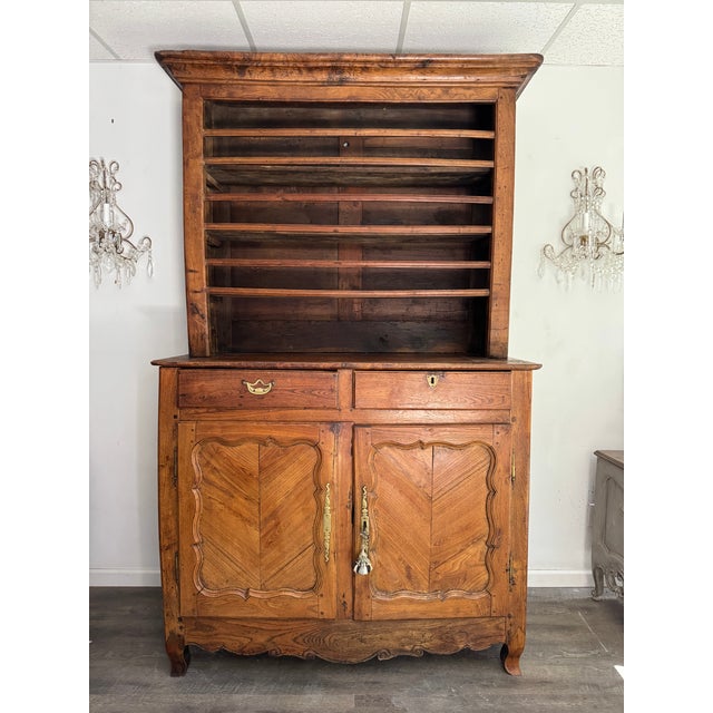 Mid 19th Century French Antique Vaisselier Two Door Buffet Cabinet For Sale - Image 12 of 12