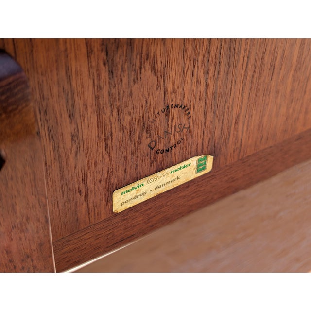Danish Modern Full Size Teak Bed Frame by Melvin Mikkelsen Møbler, C1960s For Sale - Image 13 of 13