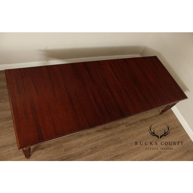 Ethan Allen 'British Classics' Extendable Dining Table For Sale - Image 11 of 16