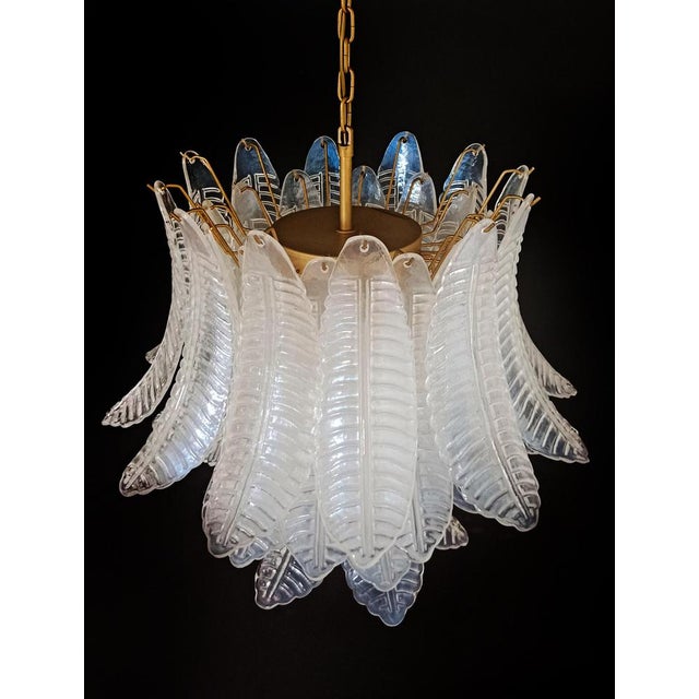 Vintage Italian Murano Glass Chandelier, 1980 For Sale - Image 16 of 18