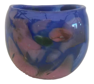 Mid Century Handblown Glass Vase