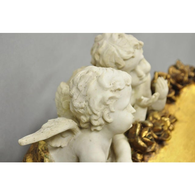 Gold Vintage Italian Venetian Figural Cherub Putti Gold Gilt Resin Bookstand Lectern For Sale - Image 8 of 18