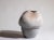 Oyster Gray Mid 20th Century Karen Karnes Biomorphic Vessel Vase Glazed Stoneware Signed, Chopmark For Sale - Image 8 of 11