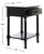 Coastal Peyton 1 Drawer Accent Table in Black For Sale - Image 3 of 10