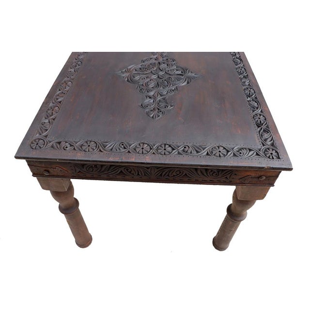 Vintage Wooden Dining Table, 1970s For Sale - Image 15 of 18