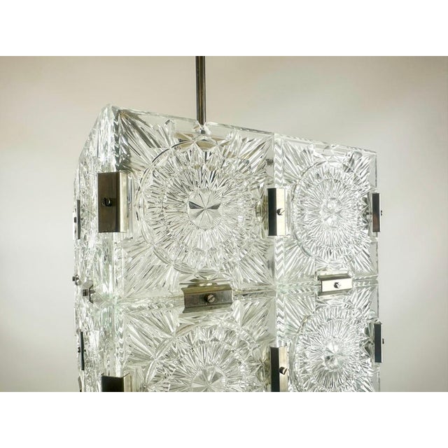 Mid-Century Modern Cube Pendant Lamp from Kamenický Šenov, 1970s For Sale - Image 15 of 17