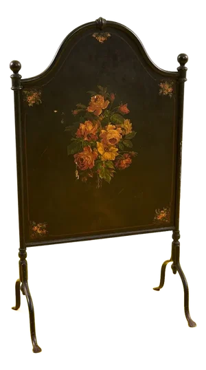 Antique Spark Arrestor Fire Screen