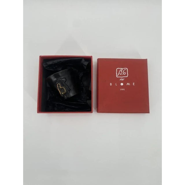 1990s Art Object Table Sculpture Vase in Bronze by Elizabeth Garouste and Mattia Bonetti for the Blome Collection in Ovp, 1991 For Sale - Image 5 of 8