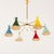 Mid-Century Modern Mid-Century Italian Chandelier attributed to Arredoluce, 1950s For Sale - Image 3 of 15