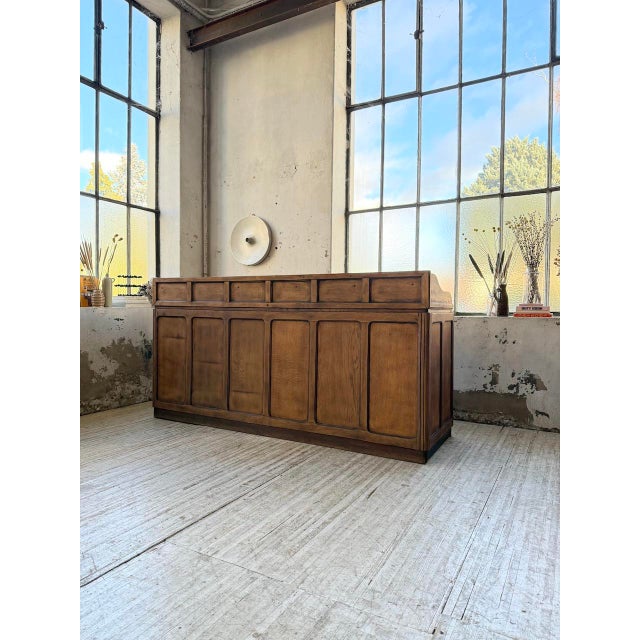 Oak Shop Counter, 1950s For Sale - Image 10 of 18