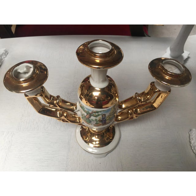 Italian Ceramic Candleholder by Lucca, Florence, 1950s For Sale - Image 9 of 14