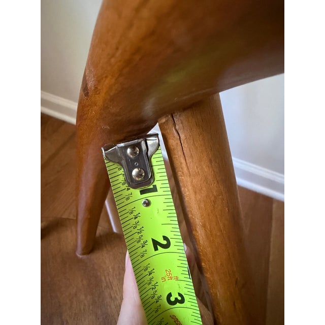 Brown MCM Danish Rocker by Illum Wikkelsø for Niels Eilersen, 1960s Iw3 Swing Chair For Sale - Image 8 of 8