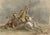 Circle of Abraham Cooper, Civil War Battle Scene, Early 19th Century, Watercolour For Sale - Image 4 of 4