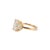 18k Yellow Gold 3.59ctw Cushion Cut Lab Grown Diamond Tree-Stone Engagement Ring, Size 7.75 For Sale - Image 4 of 9