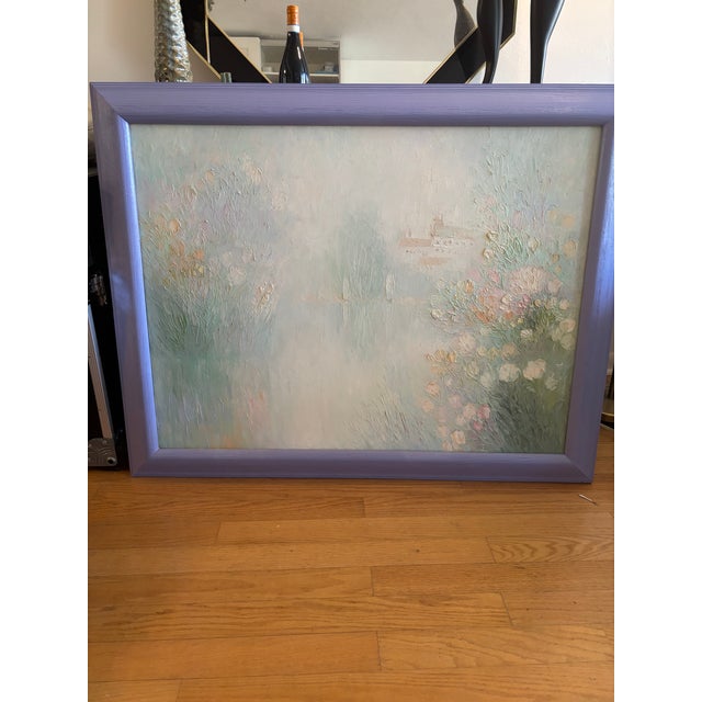 1980s Oil Painting by Peruvian Artist Yolanda Razzleo (Aka Yoli)., Framed For Sale - Image 9 of 9