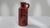 1960s German "W. Germany" Ceramic Vase Red For Sale - Image 11 of 18