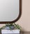 Brown Jude Rounded Edge Wall Mirror, Espresso For Sale - Image 8 of 10