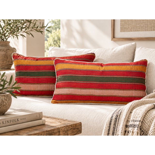 Woven in Gujarat, western India, from antique Mashru, the traditional silk-warp, cotton-weft cloth prized for its lustrous...