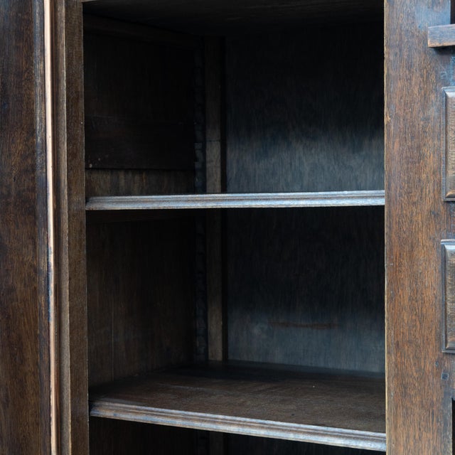 Wood Art Deco Oak Buffet, 1940 For Sale - Image 7 of 10