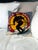 Cabin Vintage Handmade Needlepoint Ski Pillow Cover Id Rather Be Skiing Alpine Cabin Lodge Decor For Sale - Image 3 of 6