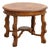 Renaissance Round Walnut Coffee Table, France, Late 19th Century For Sale