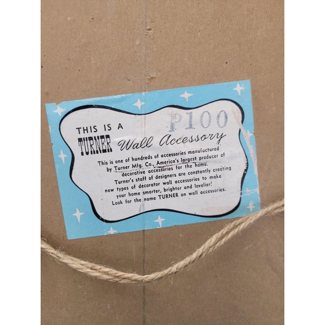 Vintage White Turner Square Wall Mirro For Sale - Image 9 of 10