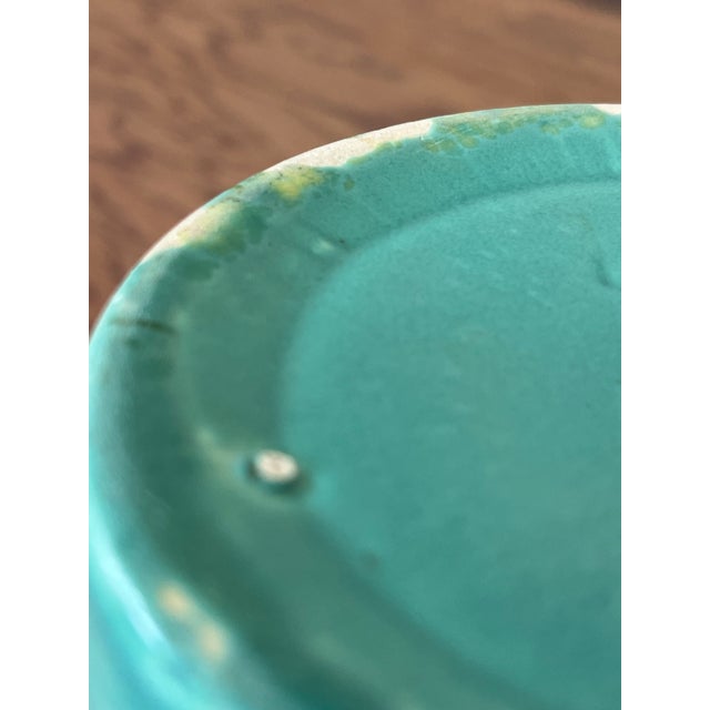 Sculpture Materials Mid 20th Century Teal Bauer California Planter #6 For Sale - Image 7 of 8