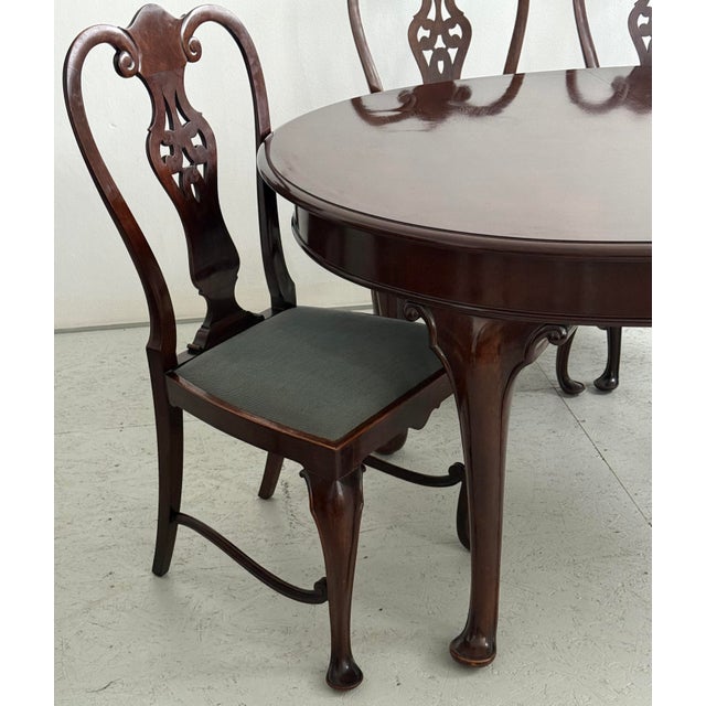 Antique Dining Set in the style of Gerstel, 1930s, Set of 7 For Sale - Image 4 of 18