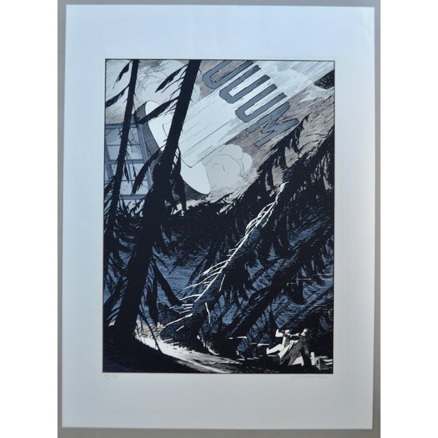 François Schuiten, Triptych, 1996, Serigraphs, Set of 3 For Sale - Image 11 of 18