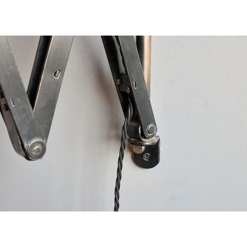 Wall Mounted Scissor Lamp by Midgard 1930s, 1890s For Sale - Image 6 of 14
