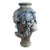 19th Century Meiji Period Japanese Cast Bronze Vase With a Grape Motif For Sale