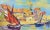 Wondefully vintage oil painting of venetian fishing boat in fauvist style, circa 1970. Unsigned. Unframed. Image size:...