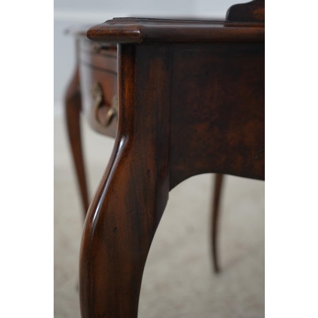 Maitland Smith Burlwood 1 Drawer Writing Desk For Sale - Image 13 of 18