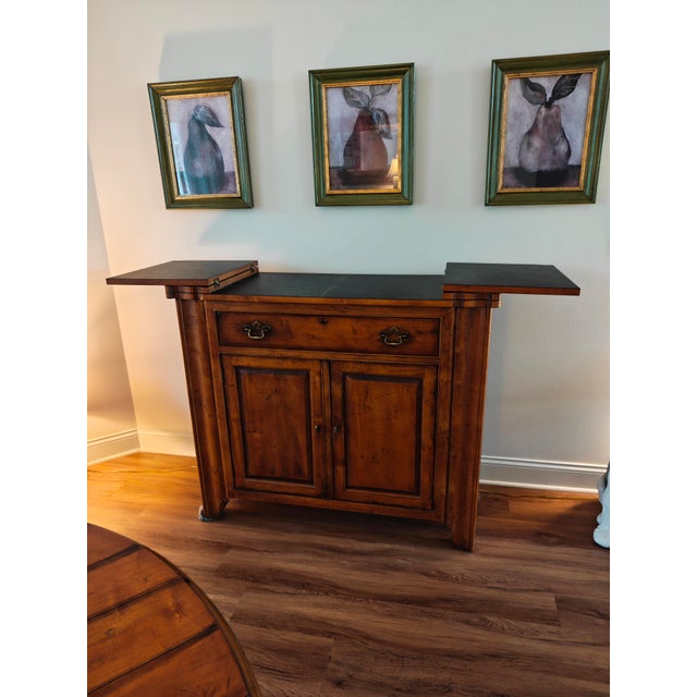 Century Furniture Town & Country Pedestal Dining Set (Table, 4 Chairs) For Sale In Orlando - Image 6 of 8