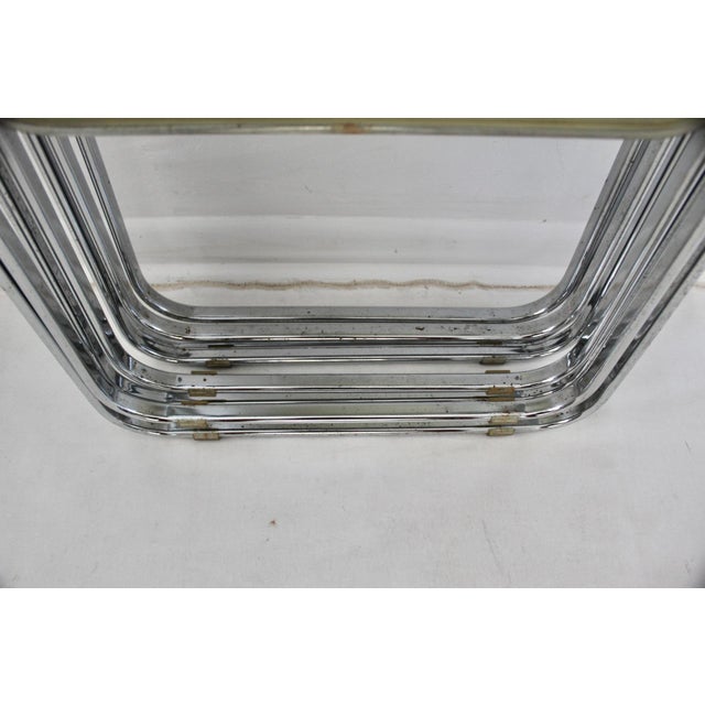 Pila Folding Lucite Chairs by Piretti for Castelli Chrome Smoked Lucite Vintage -Set of 4 For Sale - Image 15 of 18