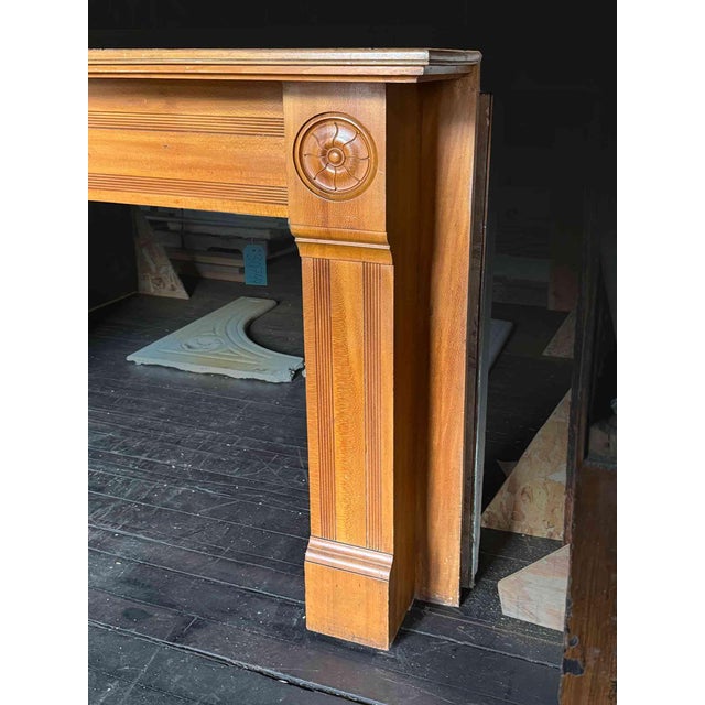 Traditional Antique Maple Mantel Late 19th Century For Sale - Image 3 of 6