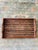 Vintage 1970’s Large Oak Slat Tray With Handles For Sale - Image 11 of 17