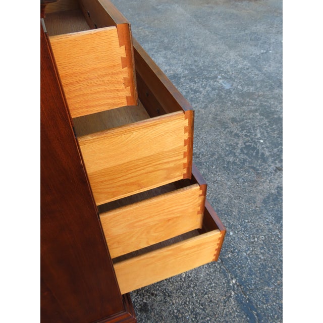 Pennsylvania House Pennsylvania House Inlay Cherry Low Dresser Chest 6309 For Sale - Image 4 of 14