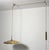 1st Edition Brass Pendant Lamp with Counterweight by Florian Schulz, 1960s For Sale - Image 9 of 12