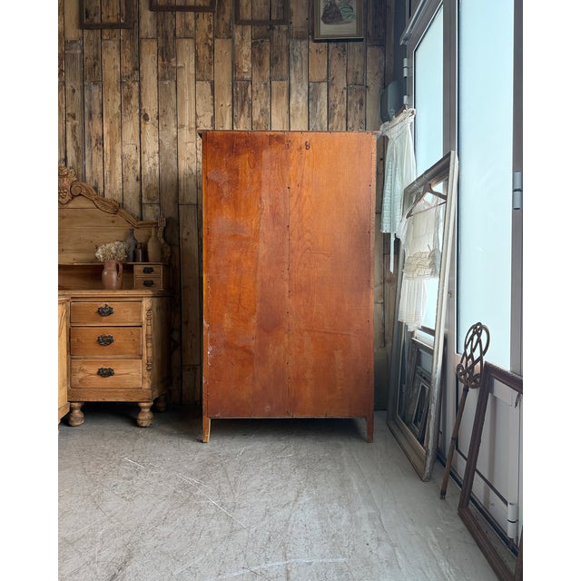 Vintage Wardrobe with Hanging Space, 1950s For Sale - Image 6 of 16
