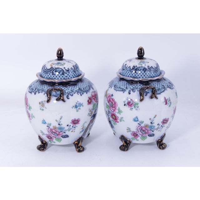 Age: C.1820-1860 Details: Rate Matching Pair High Quality Construction Stunning Chinese Style Englishware Un-Marked As To...
