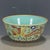 Turquoise Vintage Chinese Porcelain Bowl, Turquoise Ground Gilded Phoenix Motif Bowl For Sale - Image 8 of 9